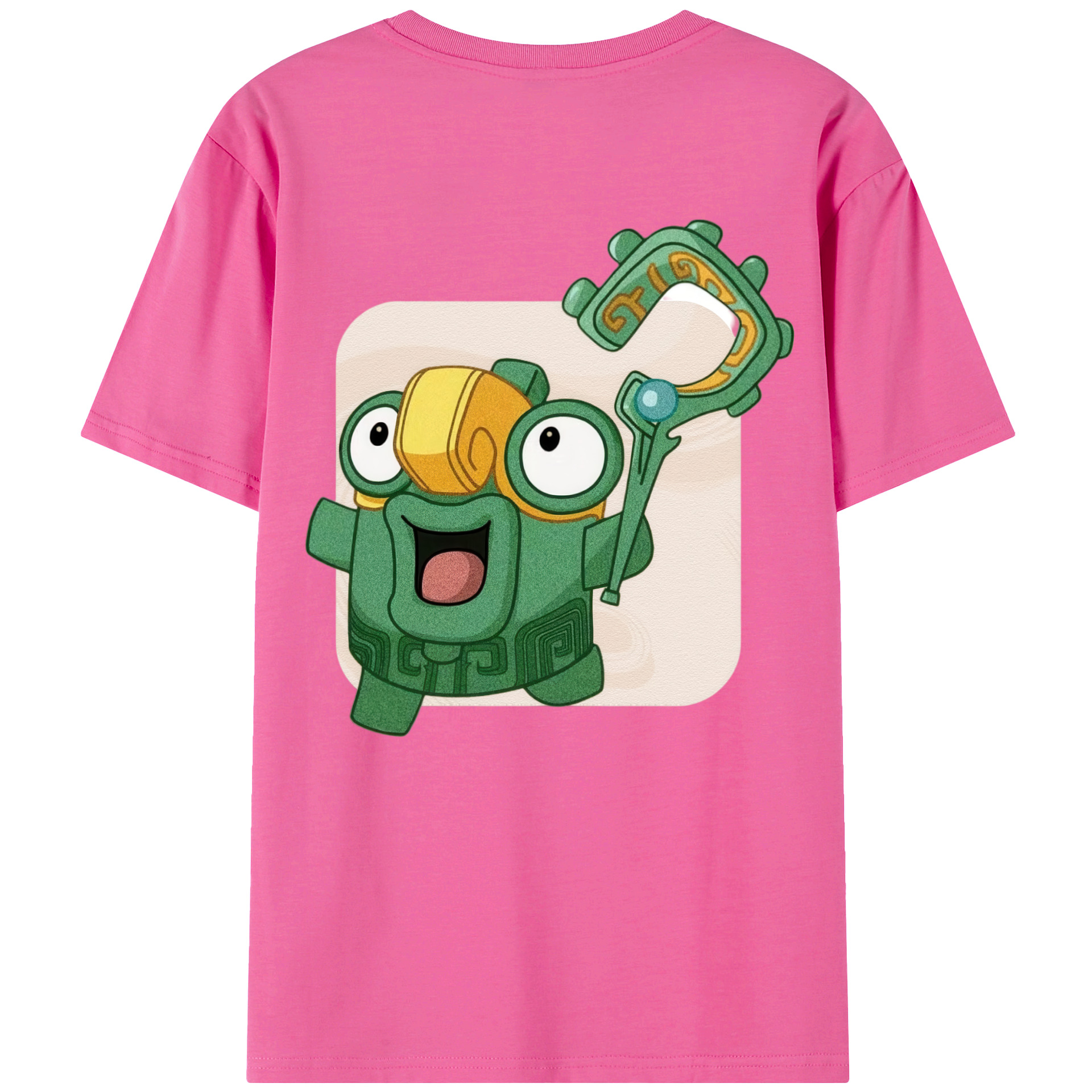 （画像用） Ne Zha 2 ナタ 魔童の大暴れ レディース半袖Tシャツ(バックプリント)